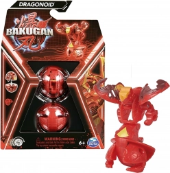 Bakugan Dragonoid figură de luptă transformabilă roșie + cărți
