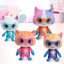 Pisicuța de pluș BITSY din serialul DISNEY JUNIOR SUPER KITTIES 17 cm