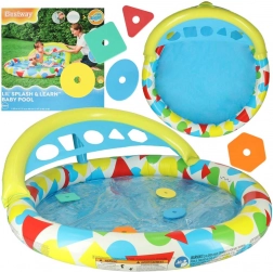 Piscină gonflabilă pentru copii cu copertină BESTWAY 120 cm
