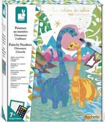 Pictură după numere – dinozauri de la JANOD