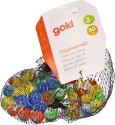 Bilute de sticlă Ochi de pisică 50 buc.