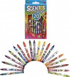 Creioane cerate parfumate SCENTOS, set 20 buc