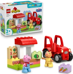 LEGO DUPLO Purcelușa Peppa – Tractor și piață