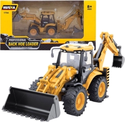 Încărcător telescopic metalic Huina galben 1:50