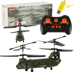 Elicopter RC militar SYMA S026H-1 cu Wi‑Fi, 2,4 GHz