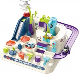 Woopie set interactiv pistă auto cu obstacole Vehicule urbane