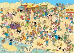 Puzzle Sculpturi din nisip 1000 piese de Jan van Haasteren