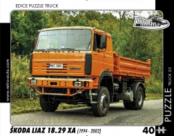 Puzzle RETRO-AUTA – ŠKODA LIAZ 18.29 XA, 40 piese
