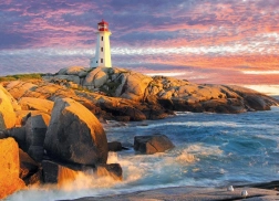 Puzzle EUROGRAPHICS Farul Peggy's Cove, Noua Scoție – 1000 piese