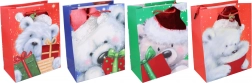Pungă cadou de Crăciun L 32 × 41,5 × 12 cm