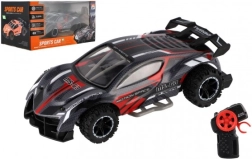 Mașină sport RC 2,4 GHz 20 cm pe baterii – Roșu