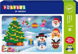Set Mărgeluțe cu Fierul de Călcat Playbox Crăciun 4000 buc