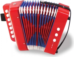 Acordeon pentru copii VILAC albastru-alb-roșu
