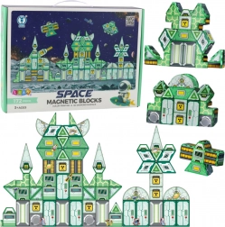 Construcție magnetică Kosmos Stație 4D 172 piese
