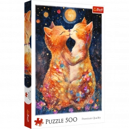 Puzzle 500 piese – sărut în lumina lunii Trefl