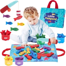 Woopie Micul pescar – set educativ pentru numărat, 22 de piese