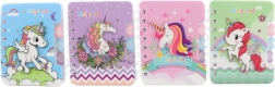 Caiet spirală cu unicorn – mini pastel