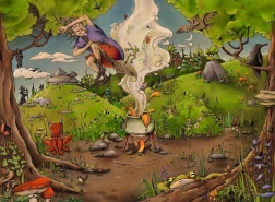 Puzzle Ravensburger vrăjitoare 500 piese