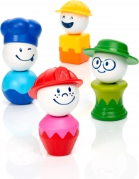 SmartMax Moji primii oameni – set de construcție magnetic 12 piese