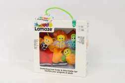 TOMY Lamaze zornăitoare pentru mâini și picioare (set de șosete și brățară)