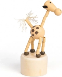 Animale de Safari Giraffe din Lemn de la Bigjigs Toys