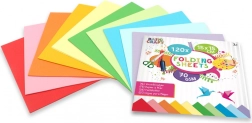 Set de hârtii colorate pentru origami 15 × 15 cm, 120 foi, 10 culori – Creative Craft Group
