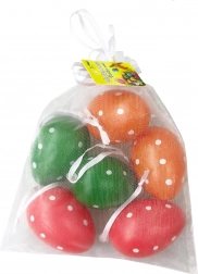 Ou decorativ din plastic colorat 4x6 cm