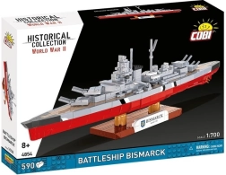 Set de construcție cuirasatul BISMARCK 1:700 (590 piese)