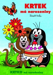 Carte de colorat A4 Cârtița are ziua de naștere