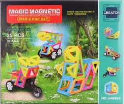 Set de construcție magnetic Magic Magnetic Pop Set 25 piese