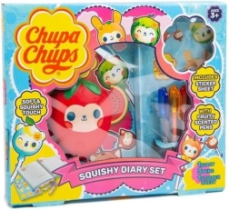 Chupa Chups set școlar Squishy – jurnal, pixuri cu gel și autocolante