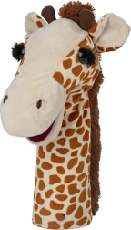 Păpușă de mână din pluș girafă Nature Planet