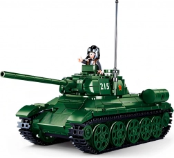 Sluban tanc T-34/85 Model Bricks set de construcție