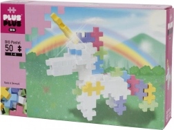 Plus-Plus BIG pastel unicorn – set de construcție pentru copii (50 piese)