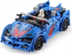 Set de construcție CADA mașină de curse cu telecomandă, 585 de piese, cu scaun catapultabil