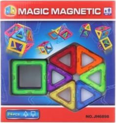 Set de construcție magnetică 14 piese