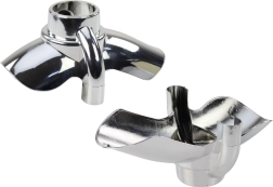 Aripi de noroi din plastic argintii pentru modelul PRO700