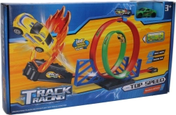 Pistă cu buclă și rampă de foc 100 × 22 × 27 cm