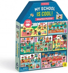 Mudpuppy puzzle Școala mea este cool! 100 piese