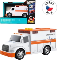 Ambulanță pe baterii cu lumină și sunet