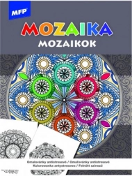 Carte de colorat antistres Mozaic 21x29 cm