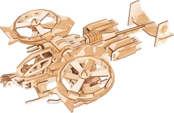 Puzzle 3D din lemn - Elicopter de luptă