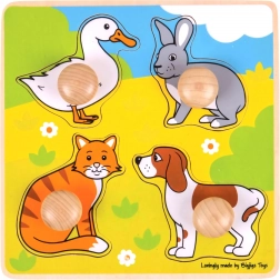 Puzzle de incastrat animale domestice