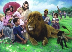 Puzzle EUROGRAPHICS Leul și mielul 1000 de piese