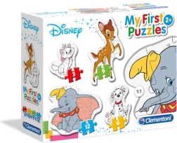 CLEMENTONI Primele mele puzzle-uri Disney puișori 4‑în‑1 (3, 6, 9, 12 piese)