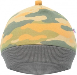 Căciuliță pentru bebeluși New Baby With Love muștar (6–9 luni)