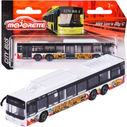 Autobuz urban MAN Lion's City C – model alb Majorette