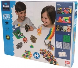 Set de construcție PLUS-PLUS Mini Basic Neon – super set 1200 piese