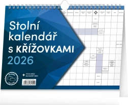 Calendar de birou cu integrame 2026