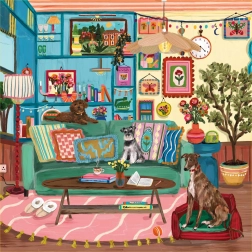 Ravensburger puzzle pătrat Art & Soul: Raiul liniștii 750 piese